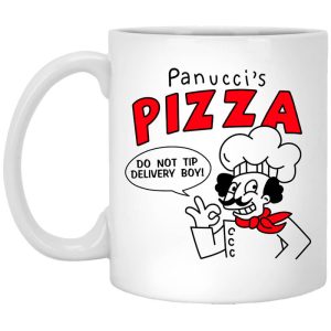 Panucci’s Pizza Do Not Tip Delivery Boy Mug