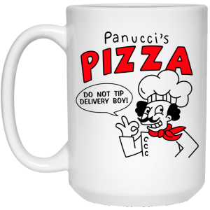 Panucci’s Pizza Do Not Tip Delivery Boy Mug
