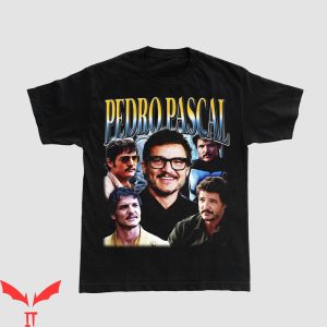 Pedro Pascal T-Shirt Last Of Us Homage Vintage 90s Retro