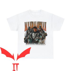 Pedro Pascal T-Shirt Mandalorian Vintage Retro 90’s Fans