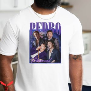 Pedro Pascal T-Shirt Retro 90s Actor Gift For Narco Fan