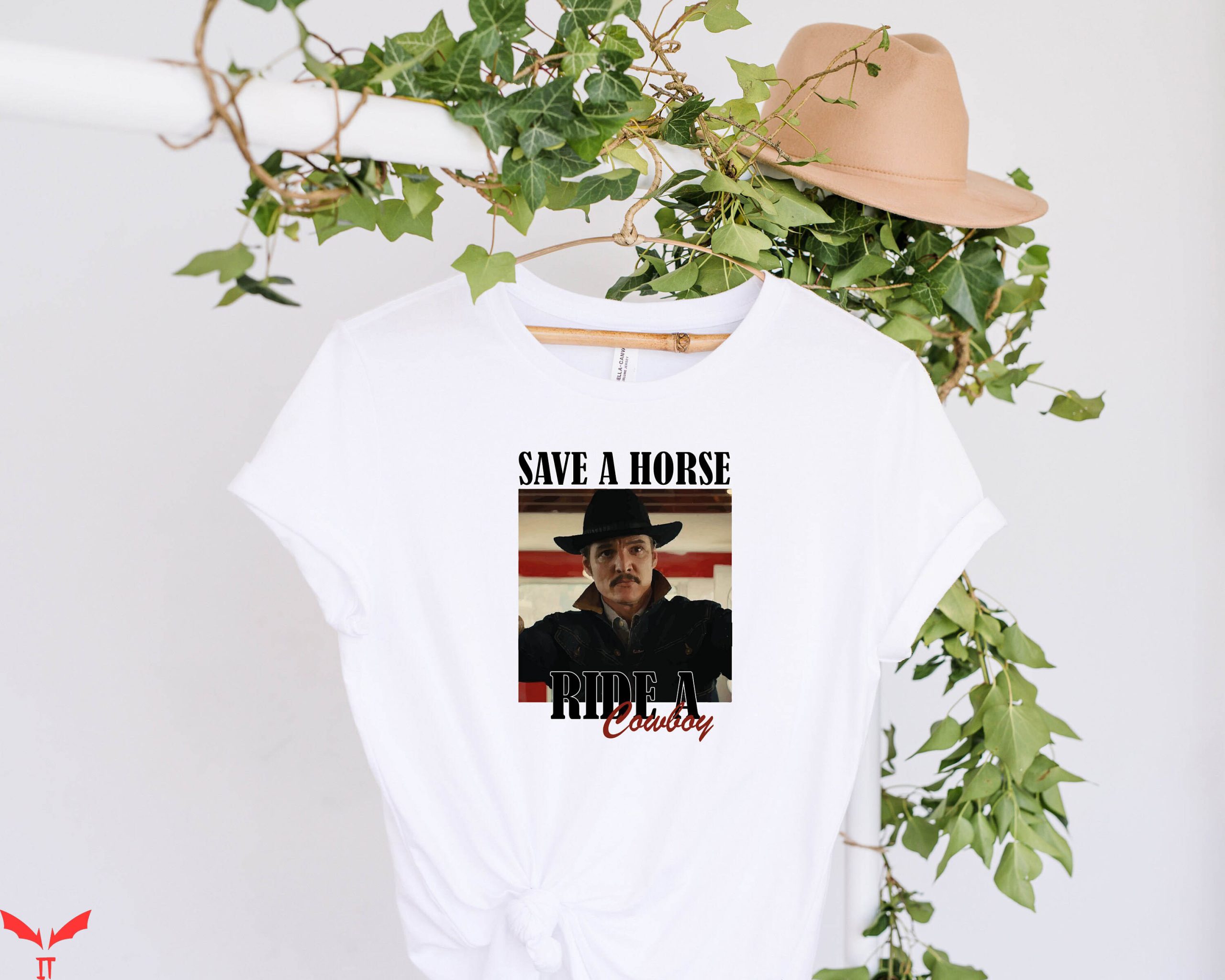 Pedro Pascal T-Shirt Save A Horse Ride A Cowboy Vintage Pedro Pascal T-Shirt Save A Horse Ride A Cowboy Vintage