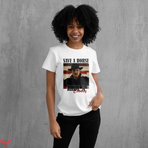 Pedro Pascal T-Shirt Save A Horse Ride A Cowboy Vintage