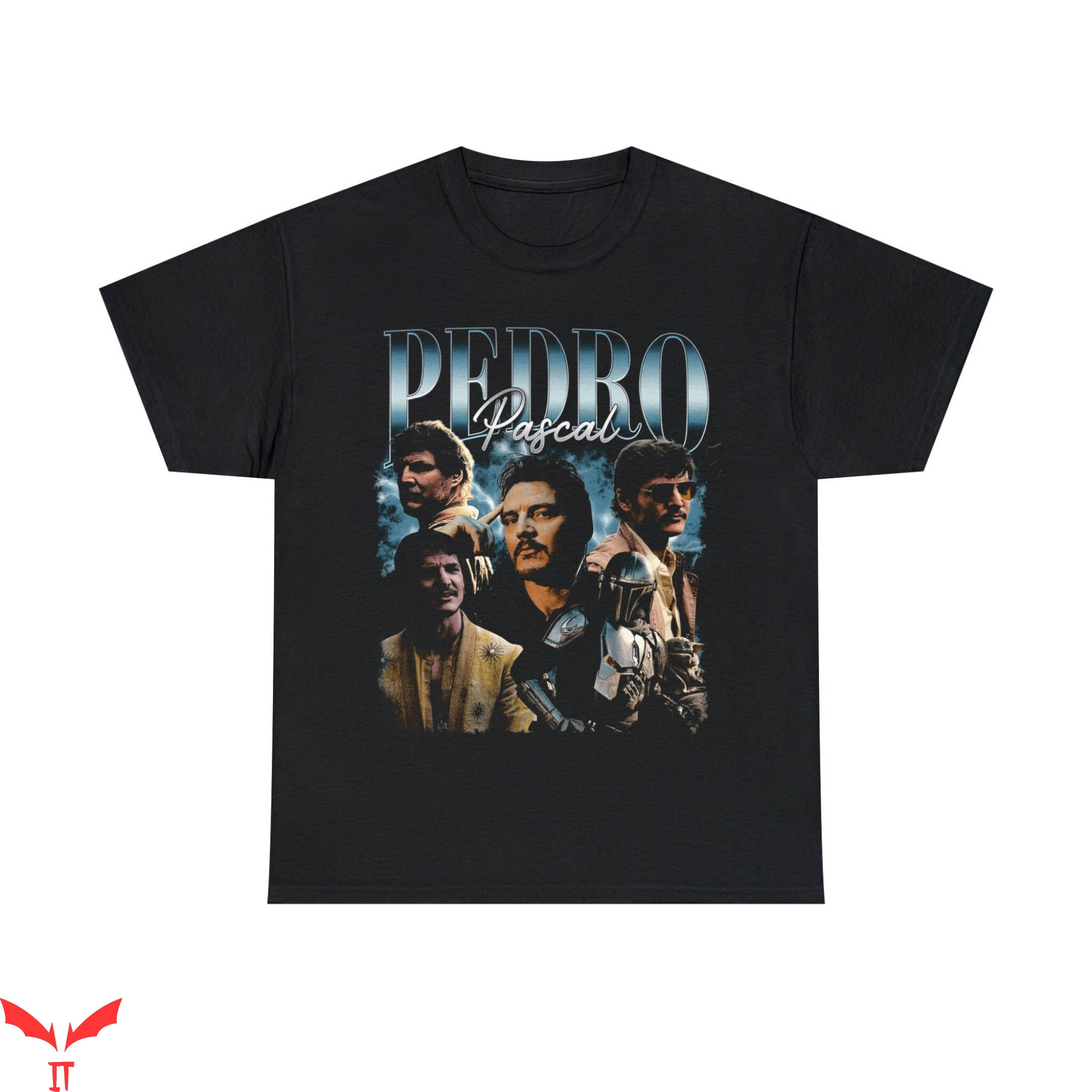 Pedro Pascal T-Shirt Vintage 90s The Mandalorian Trendy Pedro Pascal T-Shirt Vintage 90s The Mandalorian Trendy