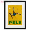 Pele Soccer Brazil Legend Player Best Poster