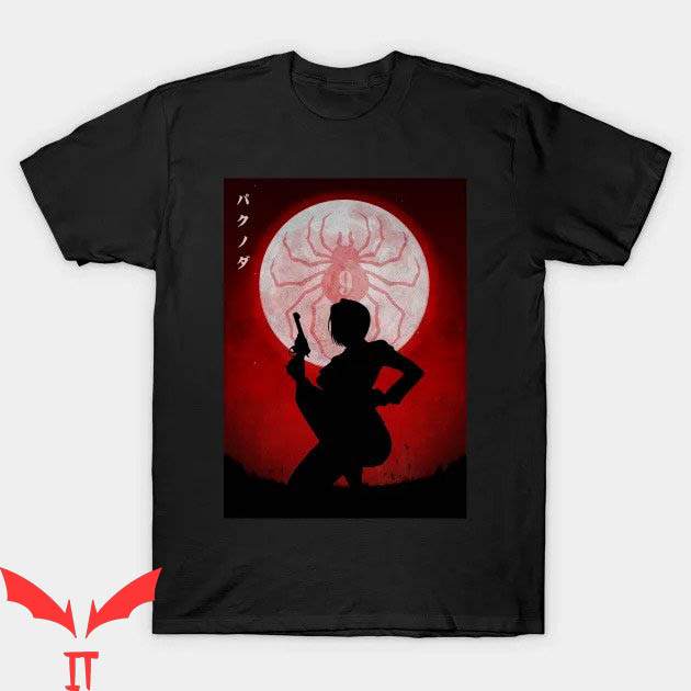 Phantom Troupe T-shirt Pakunoda Red Cloud Silhouette T-shirt Phantom Troupe T-shirt Pakunoda Red Cloud Silhouette T-shirt