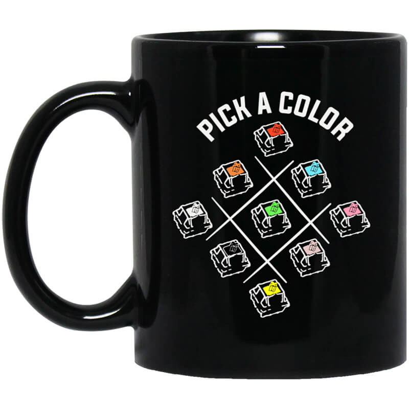 Pick A Color Mechanical Keyboard Mug Pick A Color Mechanical Keyboard Mug