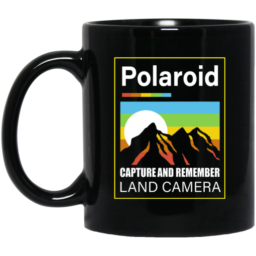 Polaroid Capture And Remember Land Camera Mug Polaroid Capture And Remember Land Camera Mug
