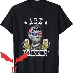 Presidents Drinking T-Shirt Abraham Lincoln Drinking