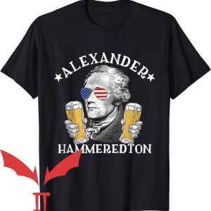 Presidents Drinking T-Shirt Alexander Hamilton Beer Drinking