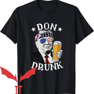 Presidents Drinking T-Shirt Don Drunk President