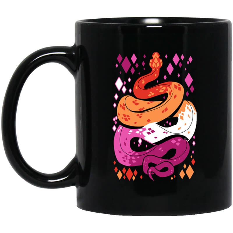 Pride Snakes Lesbian Mug Pride Snakes Lesbian Mug