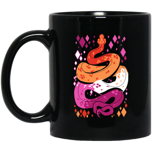 Pride Snakes Lesbian Mug Pride Snakes Lesbian Mug