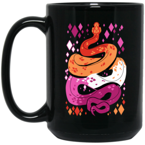 Pride Snakes Lesbian Mug 4