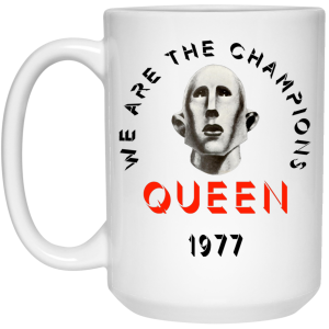 Queen We Are The Champions Queen 1977 Mug
