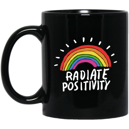 Radiate Positivity Rainbow Mug Radiate Positivity Rainbow Mug