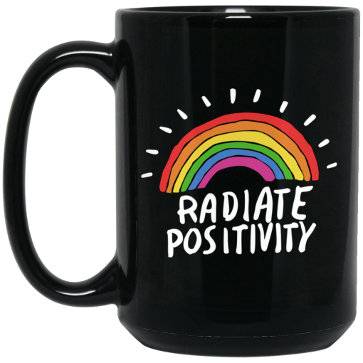 Radiate Positivity Rainbow Mug Radiate Positivity Rainbow Mug