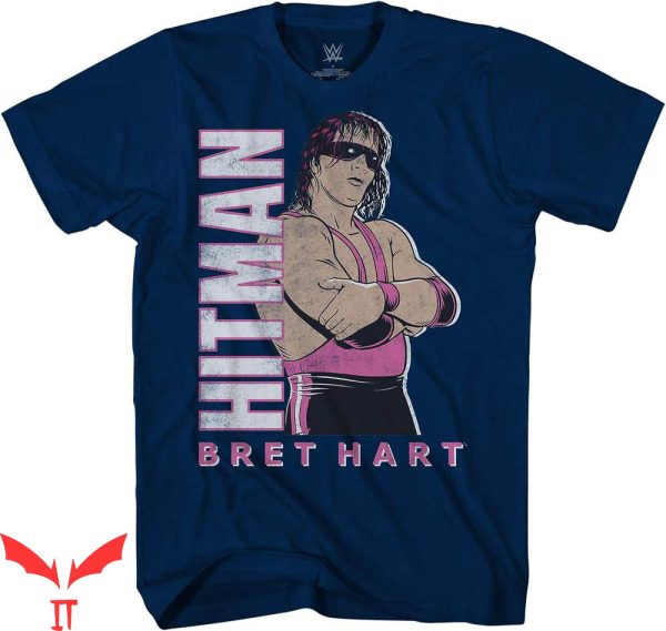 Retro Wwe T-Shirt Bret Hart The Hitman Hearthrob World