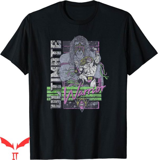 Retro Wwe T-Shirt Ultimate Warrior Retro Distressed Poster