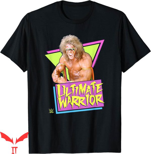 Retro Wwe T-Shirt Ultimate Warrior Retro Flex Poster