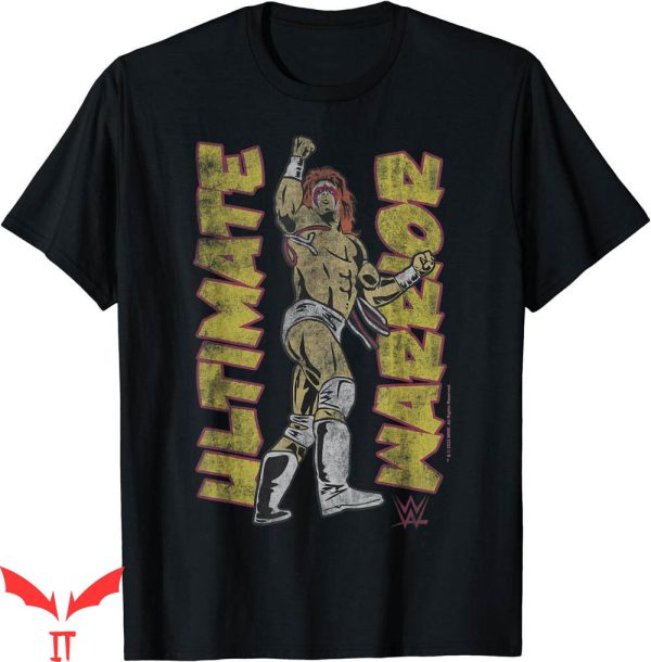 Retro Wwe T-Shirt Ultimate Warrior Warn Retro Poster