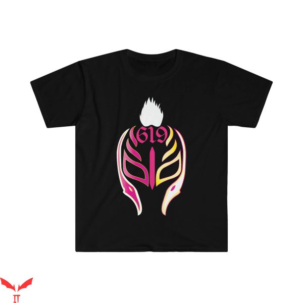 Rey Mysterio T-Shirt Mohawk Pro Wrestling Champion WWE