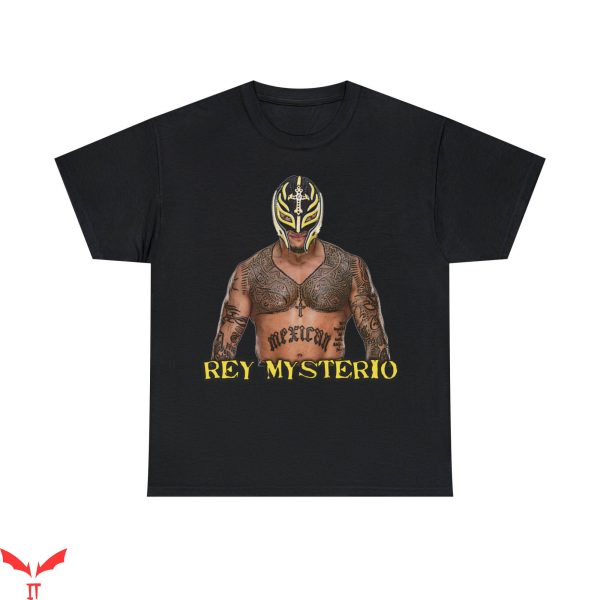 Rey Mysterio T-Shirt Pro Wrestling Superstar Authentic