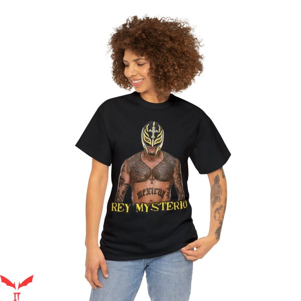 Rey Mysterio T-Shirt Pro Wrestling Superstar Authentic