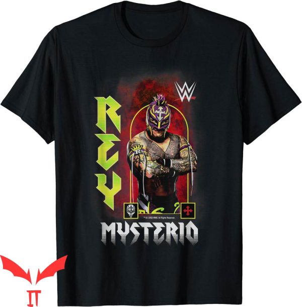 Rey Mysterio T-Shirt WWE Poster Judgement Day Champion