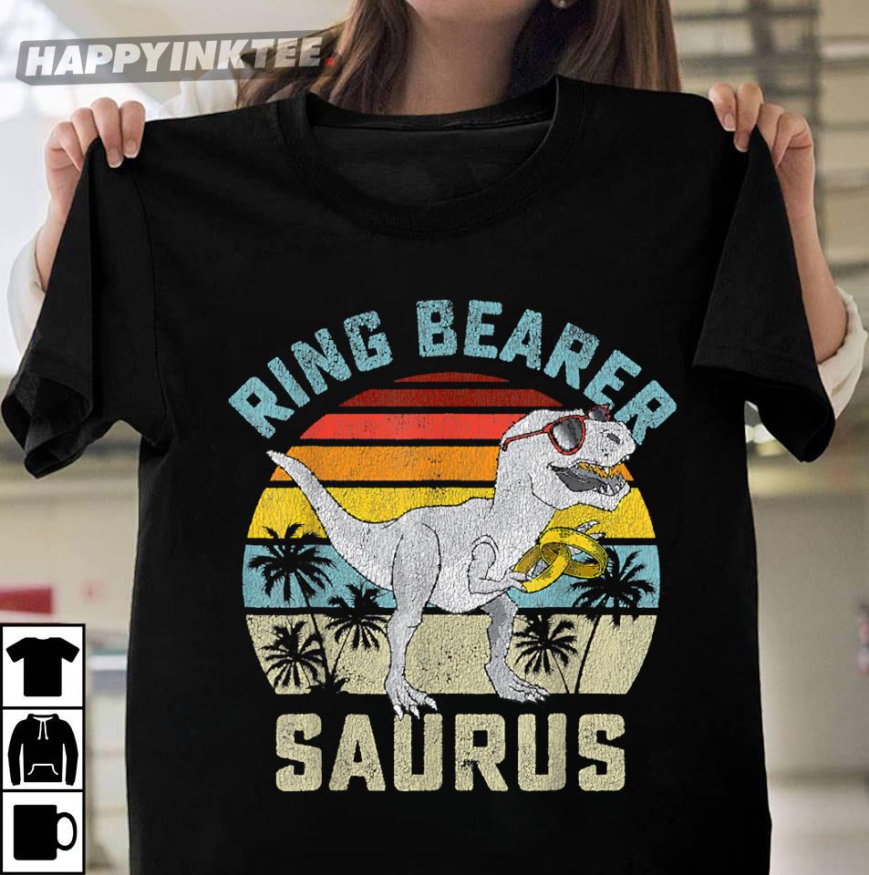 Ring Bearer Saurus Dinosaur Wedding T Rex Ring Security Boys Gift For Son T-Shirt - Apparel, Mug, Home Decor - Perfect Gift For Everyone Ring Bearer Saurus Dinosaur Wedding T Rex Ring Security Boys Gift For Son T-Shirt - Apparel, Mug, Home Decor - Perfect Gift For Everyone