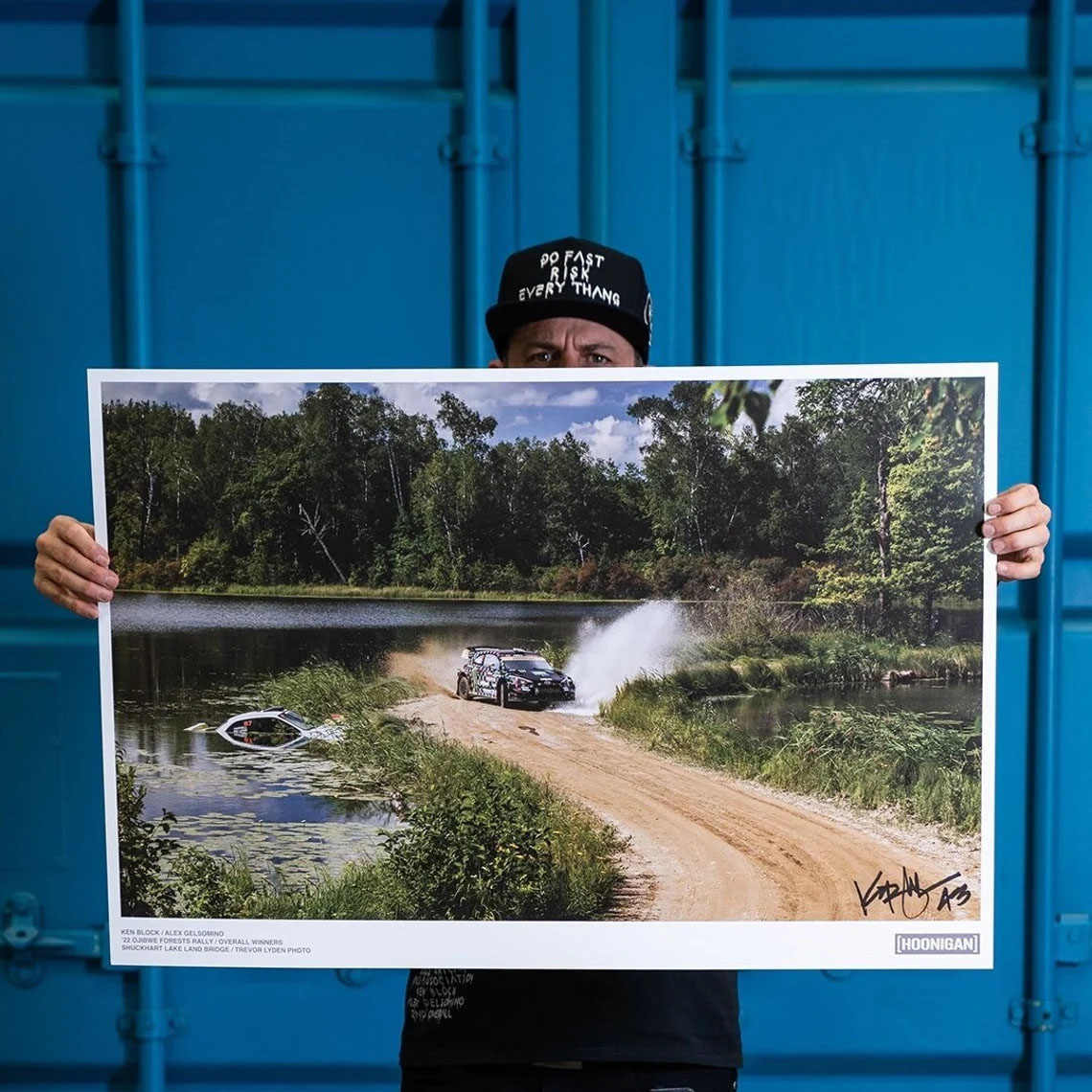 Rip Racing Ken Block Risk Every Thang Signature Poster Rip Racing Ken Block Risk Every Thang Signature Poster