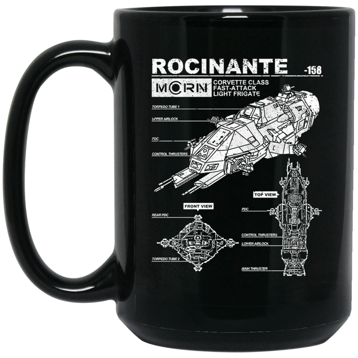 Rocinante Specs The Expanse Mug Rocinante Specs The Expanse Mug
