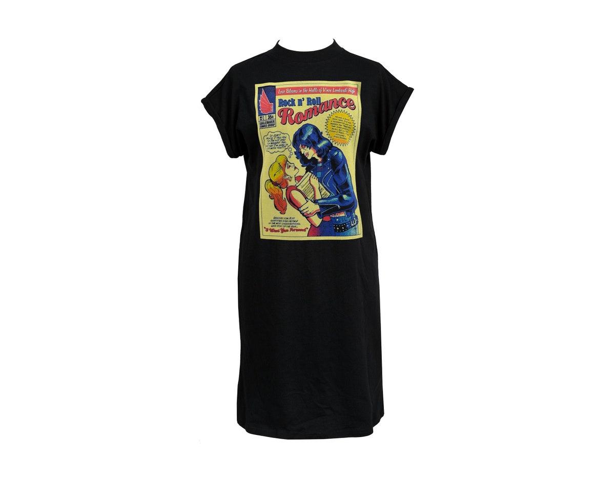 Rock N Roll Romance Comic Style T-shirt - Apparel, Mug, Home Decor - Perfect Gift For Everyone Rock N Roll Romance Comic Style T-shirt - Apparel, Mug, Home Decor - Perfect Gift For Everyone