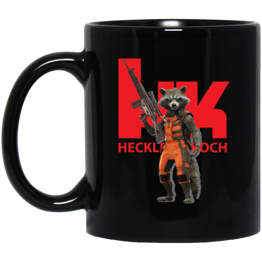 Rocket Raccoon HK Heckler and Koch Mug Rocket Raccoon HK Heckler and Koch Mug