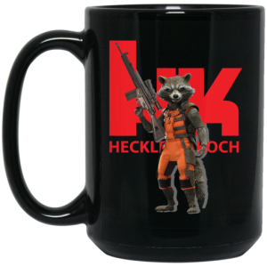 Rocket Raccoon HK Heckler and Koch Mug 4