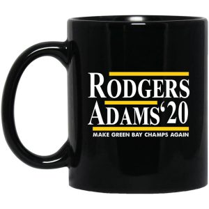 Rodgers Adams 2020 Make Green Bay Champs Again Mug