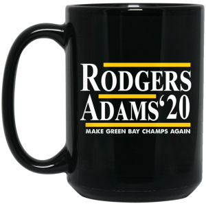 Rodgers Adams 2020 Make Green Bay Champs Again Mug