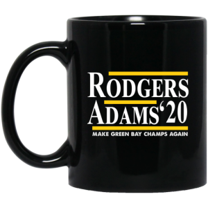 Rodgers Adams 2020 Make Green Bay Champs Again Mug 3