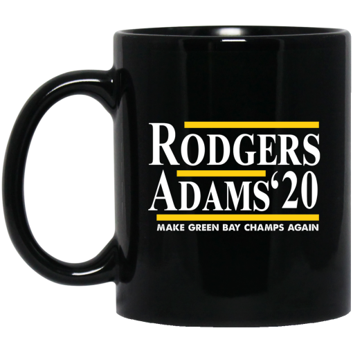 Rodgers Adams 2020 Make Green Bay Champs Again Mug Rodgers Adams 2020 Make Green Bay Champs Again Mug