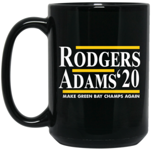 Rodgers Adams 2020 Make Green Bay Champs Again Mug 4
