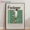 Roger Federer Tennis Sports Fan Gift Poster