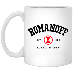 Romanoff Est 1984 – Black Widow 2021 Mug