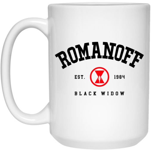 Romanoff Est 1984 - Black Widow 2021 Mug Romanoff Est 1984 - Black Widow 2021 Mug