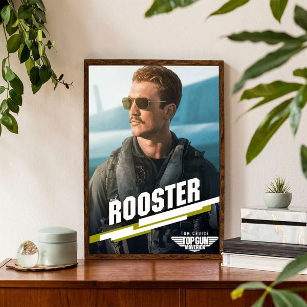 Rooster Top Gun Maverick 2022 Movie Poster