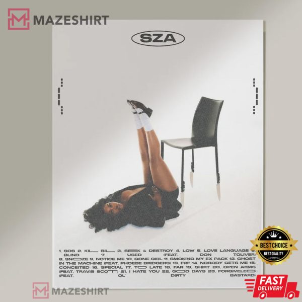 SZA With Album SOS 2022 Poster