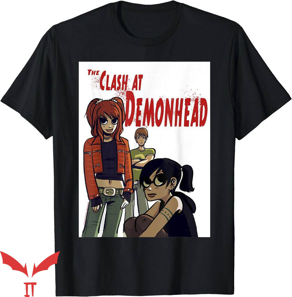 Scott Pilgrim Zero T-Shirt The Clash At Demonhead Band Scott Pilgrim Zero T-Shirt The Clash At Demonhead Band