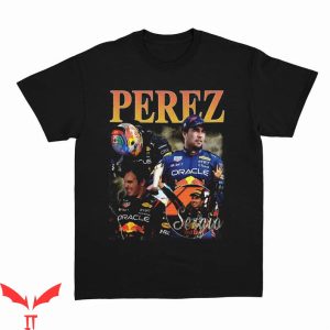 Sergio Perez T-shirt Vintage F1 Inspired T-shirt