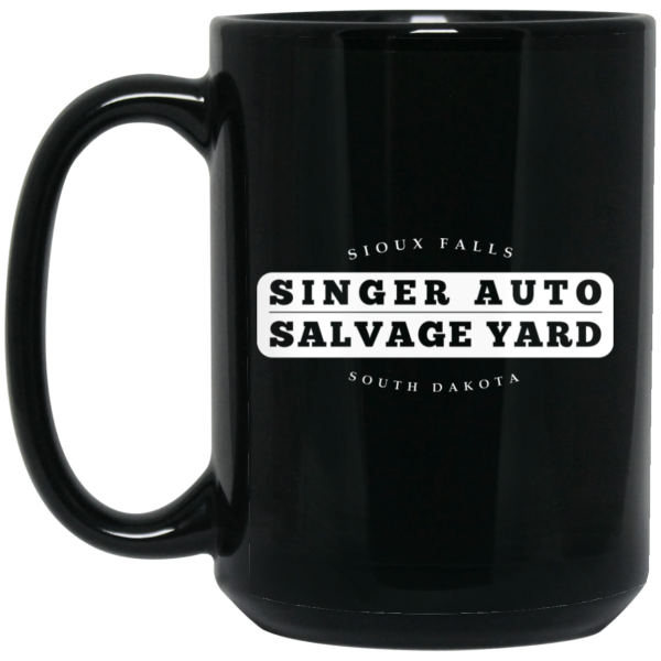 Singer Auto Salvage Yard Sioux Falls South Dakota Mug