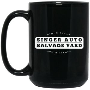 Singer Auto Salvage Yard Sioux Falls South Dakota Mug 4