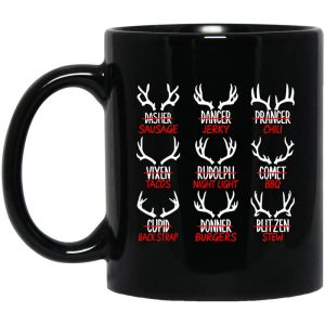 Sleigh My Name Christmas Sweater Sausage Jerky Chili Mug